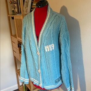 Taylor Swift Blue 1989 Cardigan Medium Large
